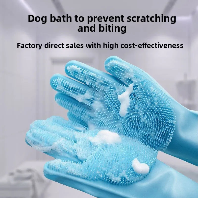 Pawora™ Silicone Pet Bath & Grooming Glove