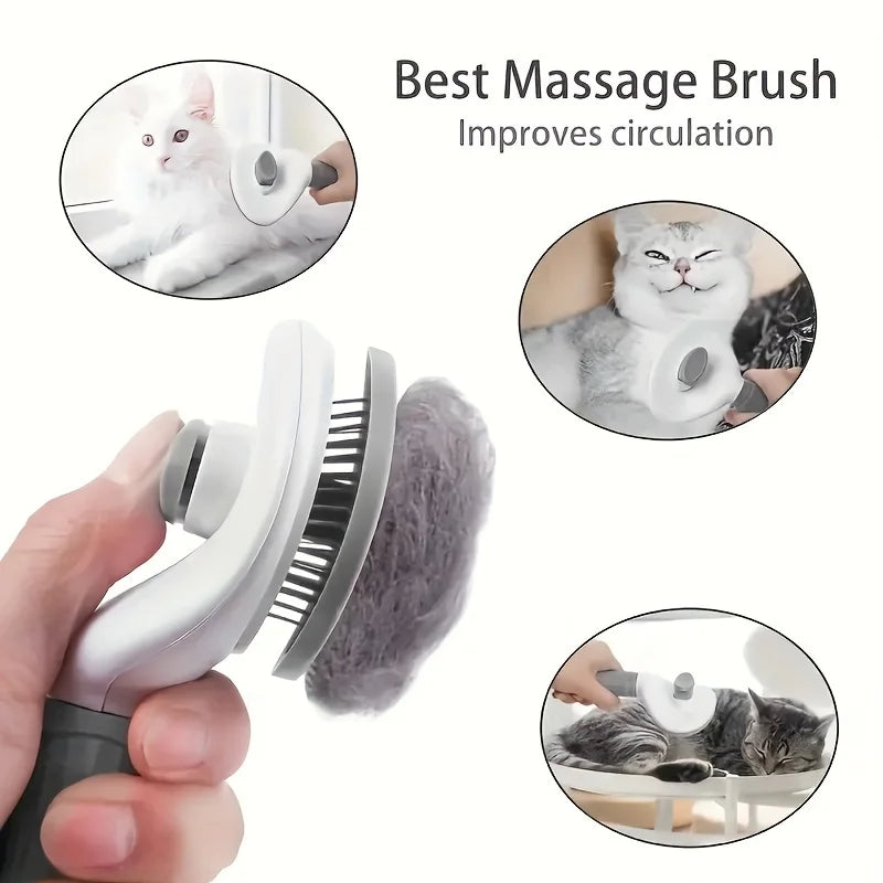 Pawora™ Self-Cleaning Pet Grooming Brush