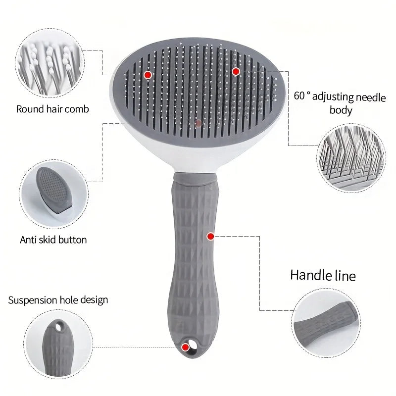 Pawora™ Self-Cleaning Pet Grooming Brush
