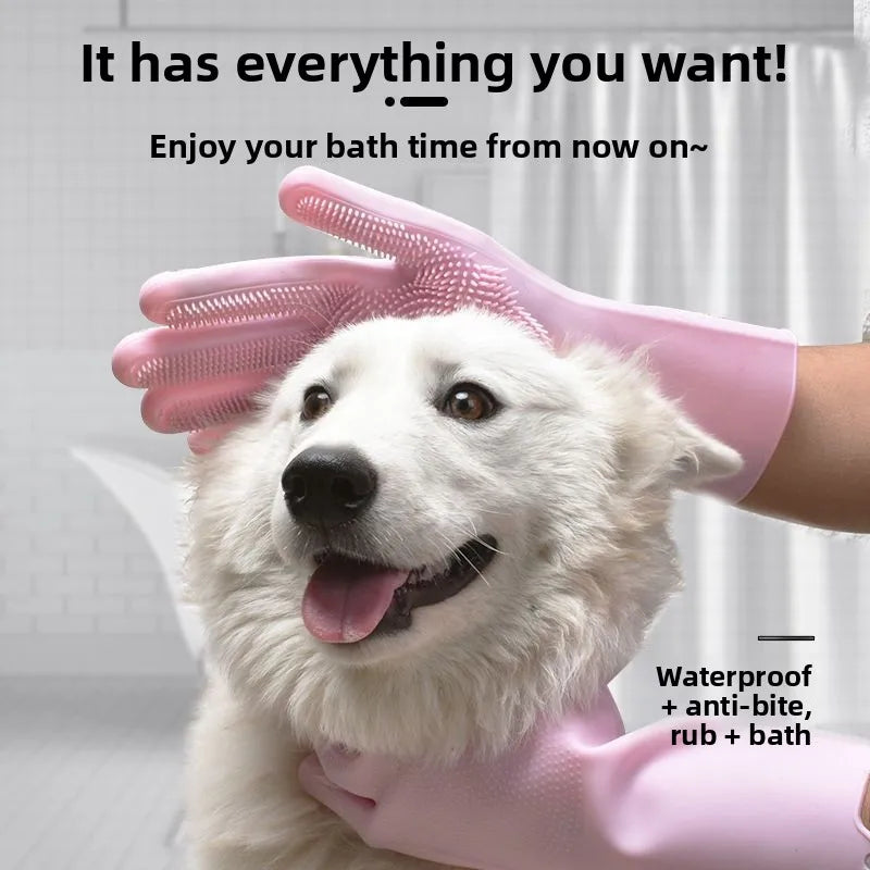 Pawora™ Silicone Pet Bath & Grooming Glove