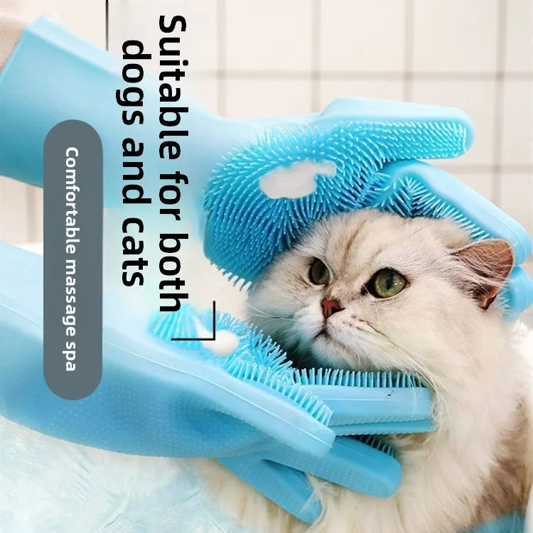 Pawora™ Silicone Pet Bath & Grooming Glove